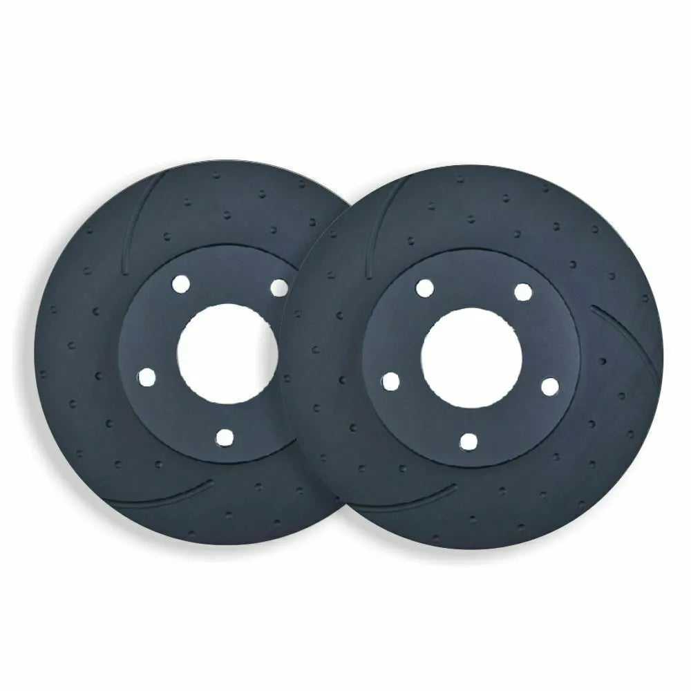 RDA Brakes RDA8250D Slotted & Dimpled Disc Brake Rotor - Front (Pair)
