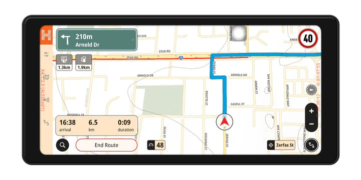 Hema Maps HX-M1 Motorbike and SxS GPS Smart Navigator with Hema Nav 3-Year Subscription and Wireless Apple CarPlay Android Auto