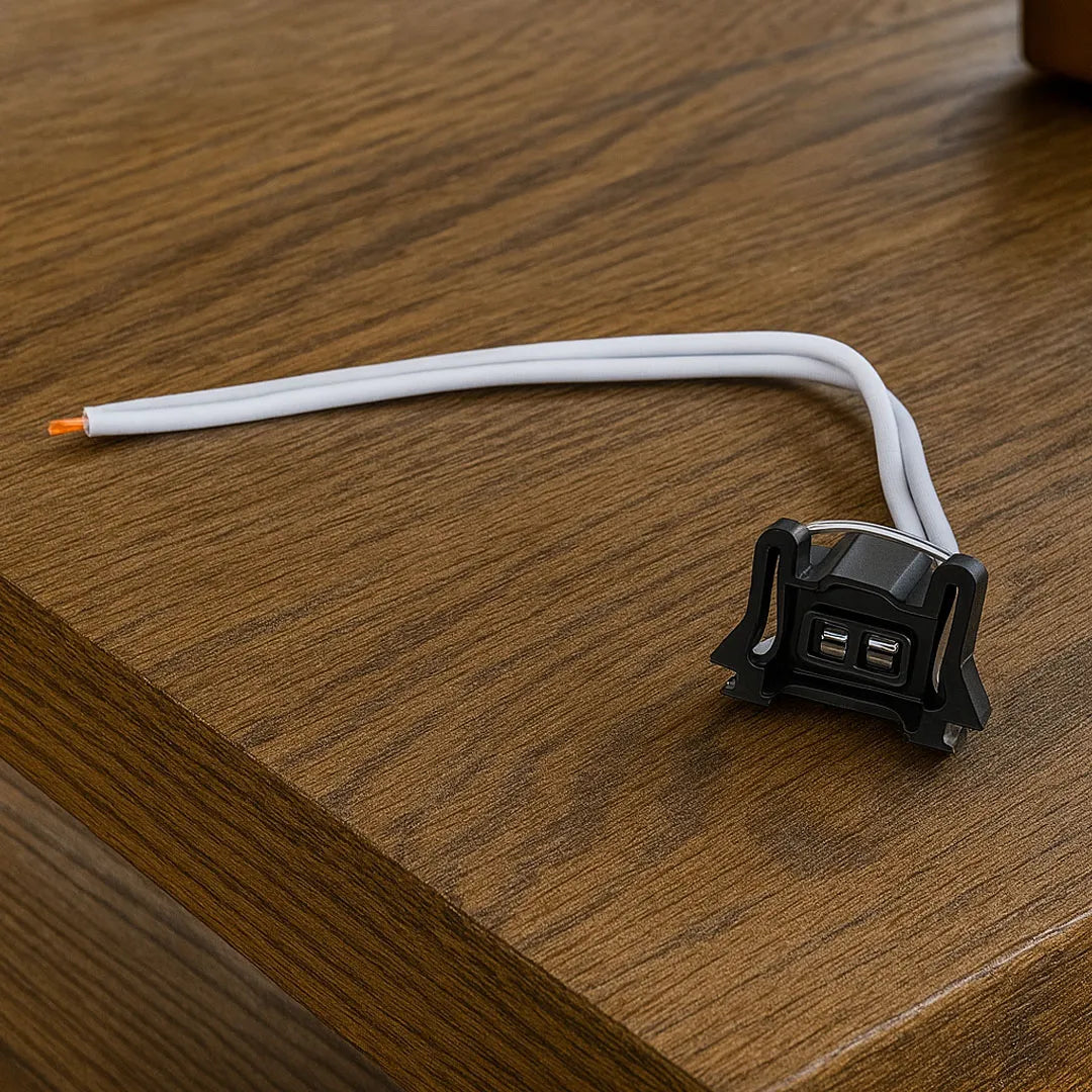 OEX HXK-20 Alternator Adaptor – 2 Pin Female Plug Durable & Easy Fit Electrical Connector