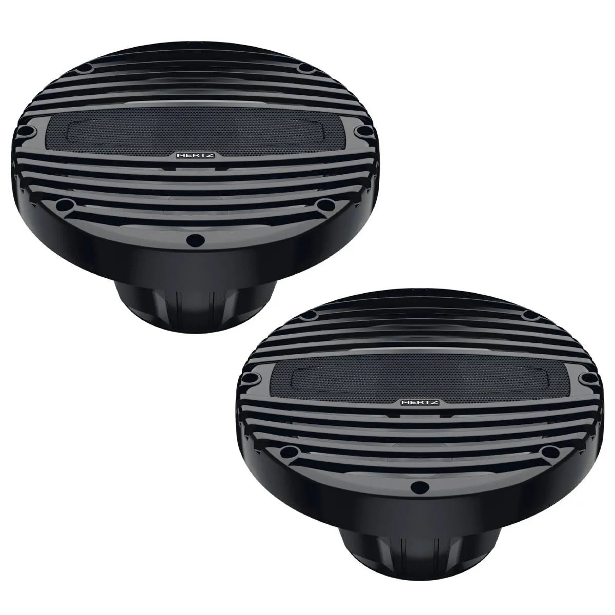 Hertz HMX8TC Marine 8" 2-Way Total Charcoal Coaxial Speaker - Pair (HMX 8 TC)