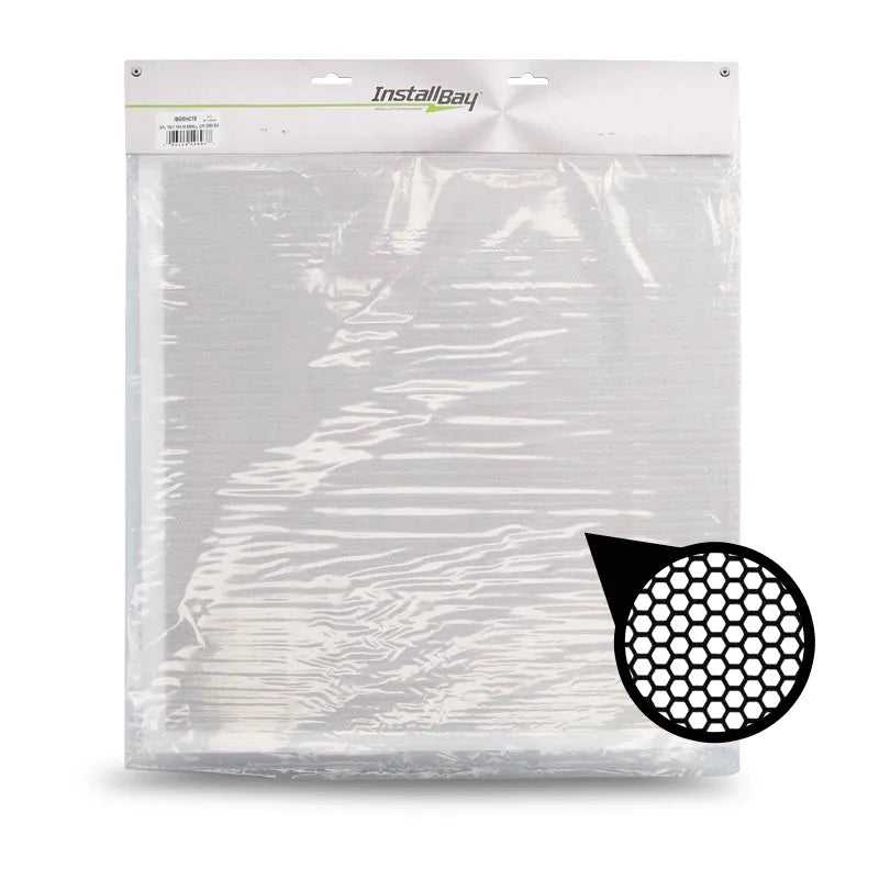 InstallBay IBGMHC18 Metal Mesh Grille Material – Honeycomb Hex Pattern