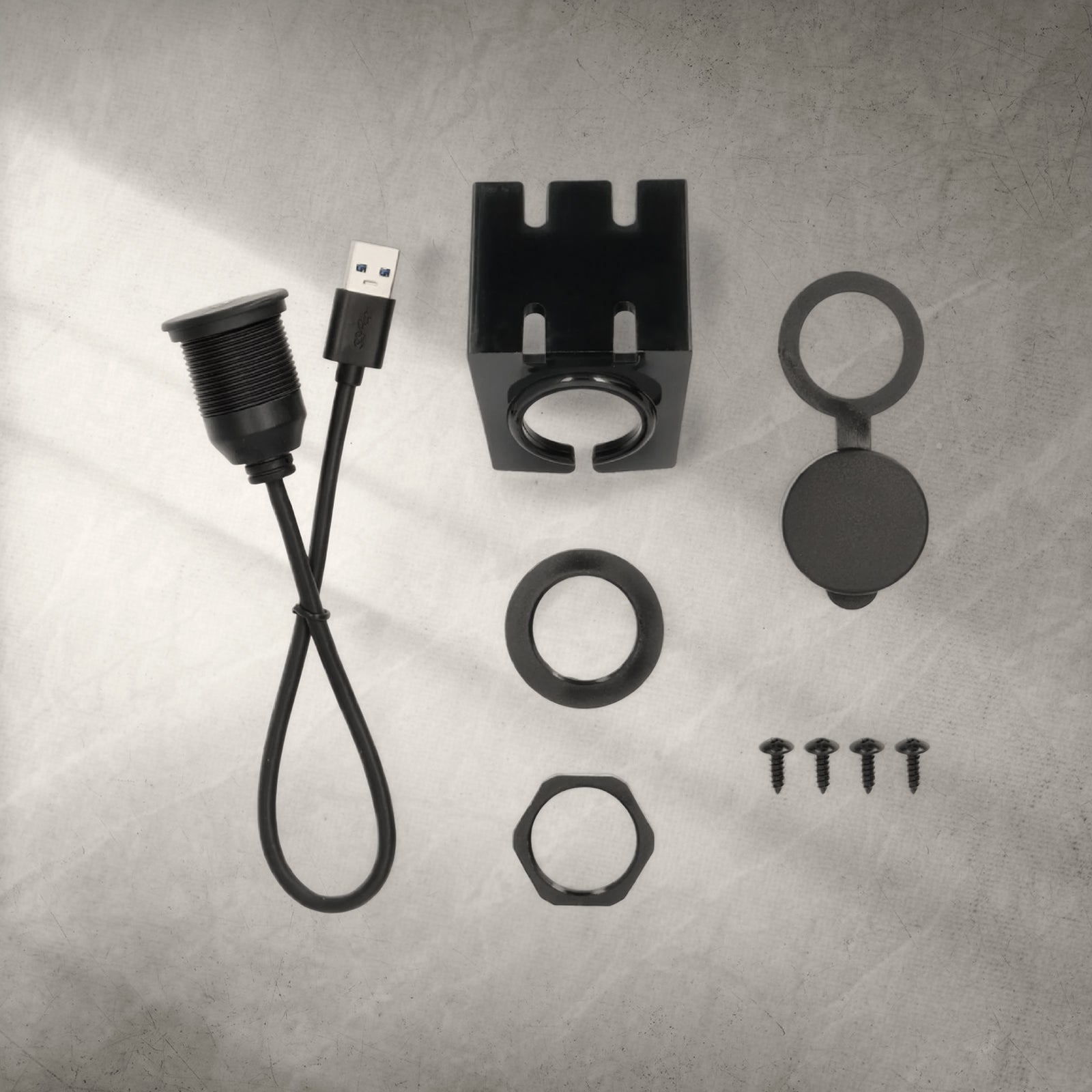 InstallBay IBR135 USB Type-C to USB Type-A Flush Mount Kit