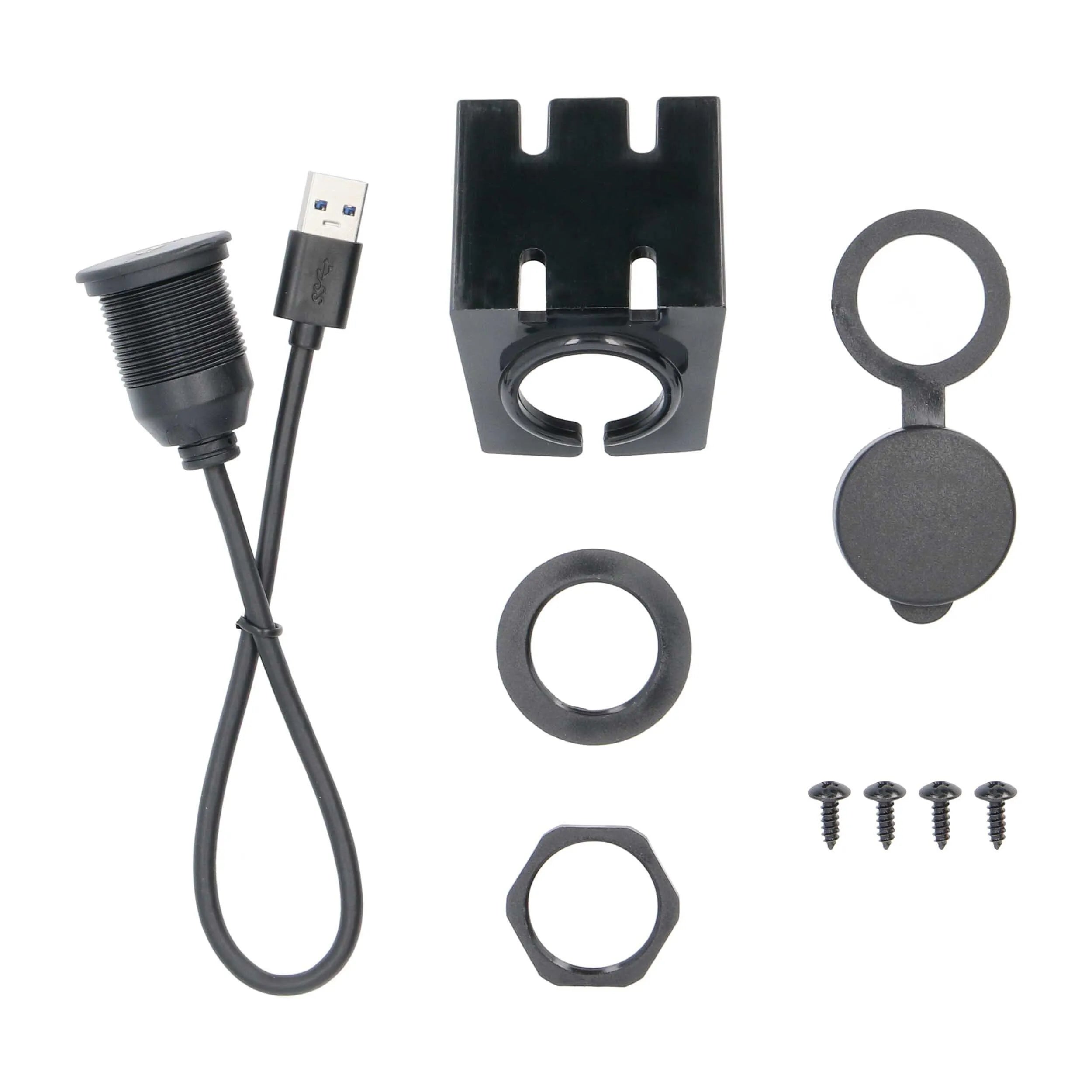 InstallBay IBR135 USB Type-C to USB Type-A Flush Mount Kit