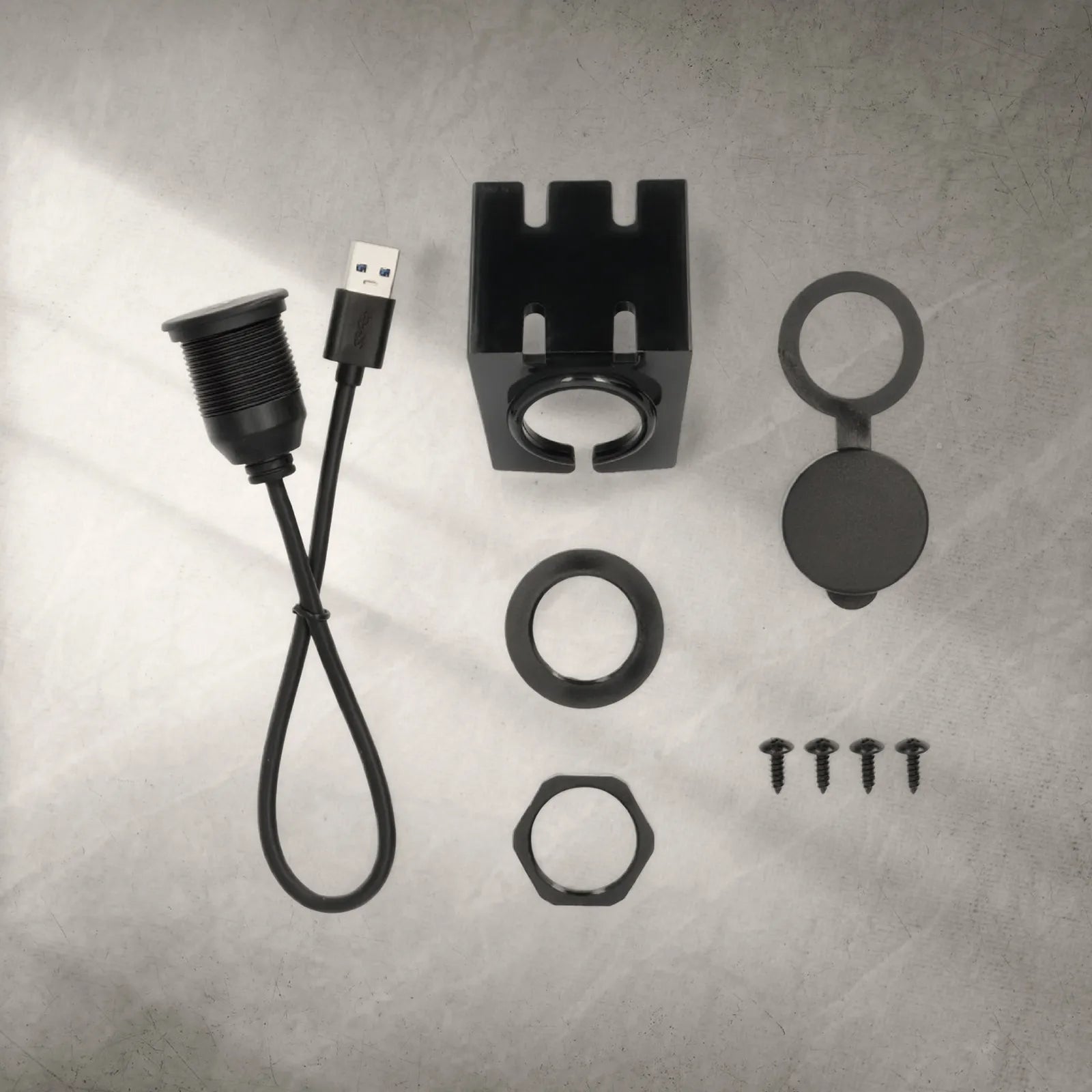 InstallBay IBR135 USB Type-C to USB Type-A Flush Mount Kit