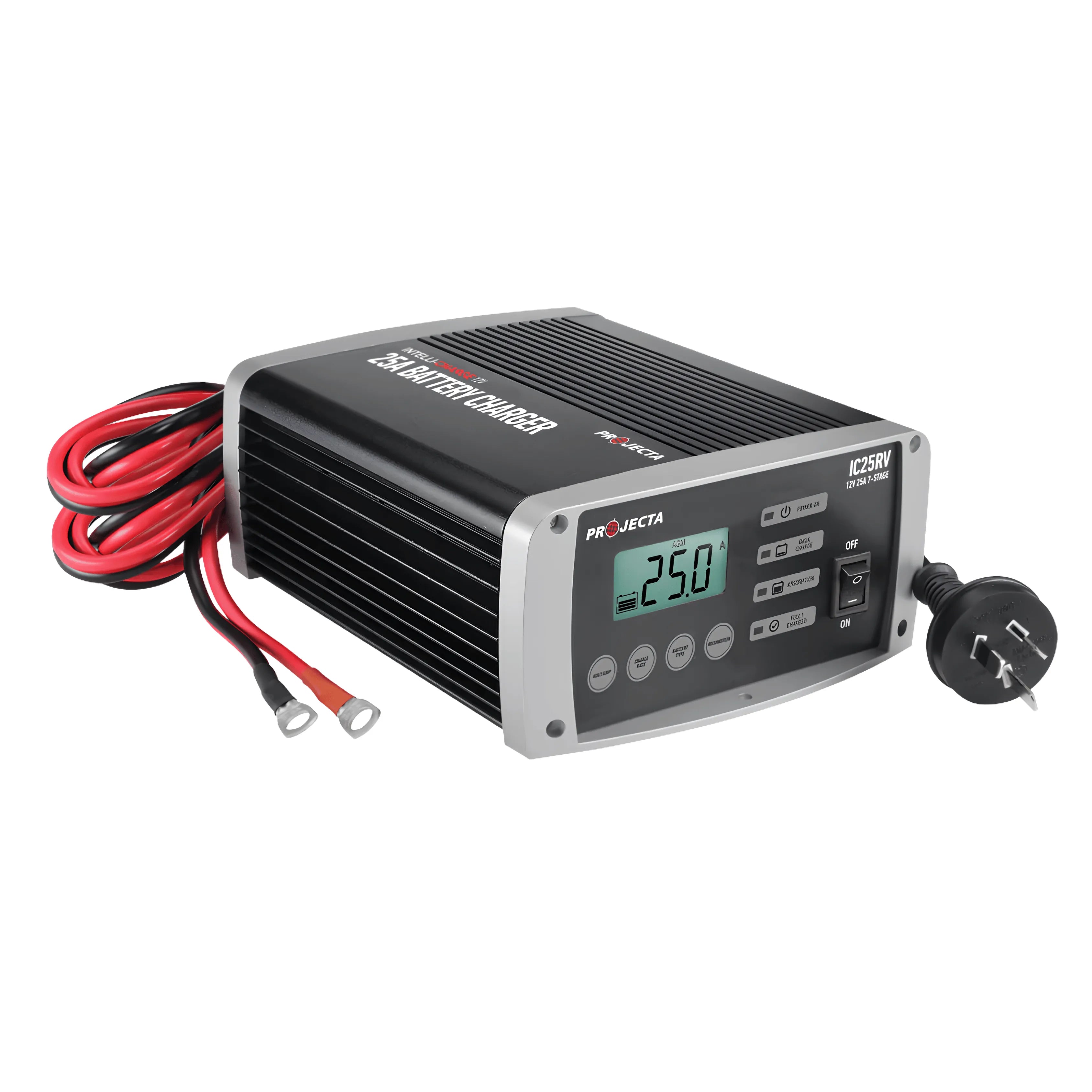 Projecta IC25RV Battery Charger 12V 25 Amp 7 Stage RV Multi Chem Lithium