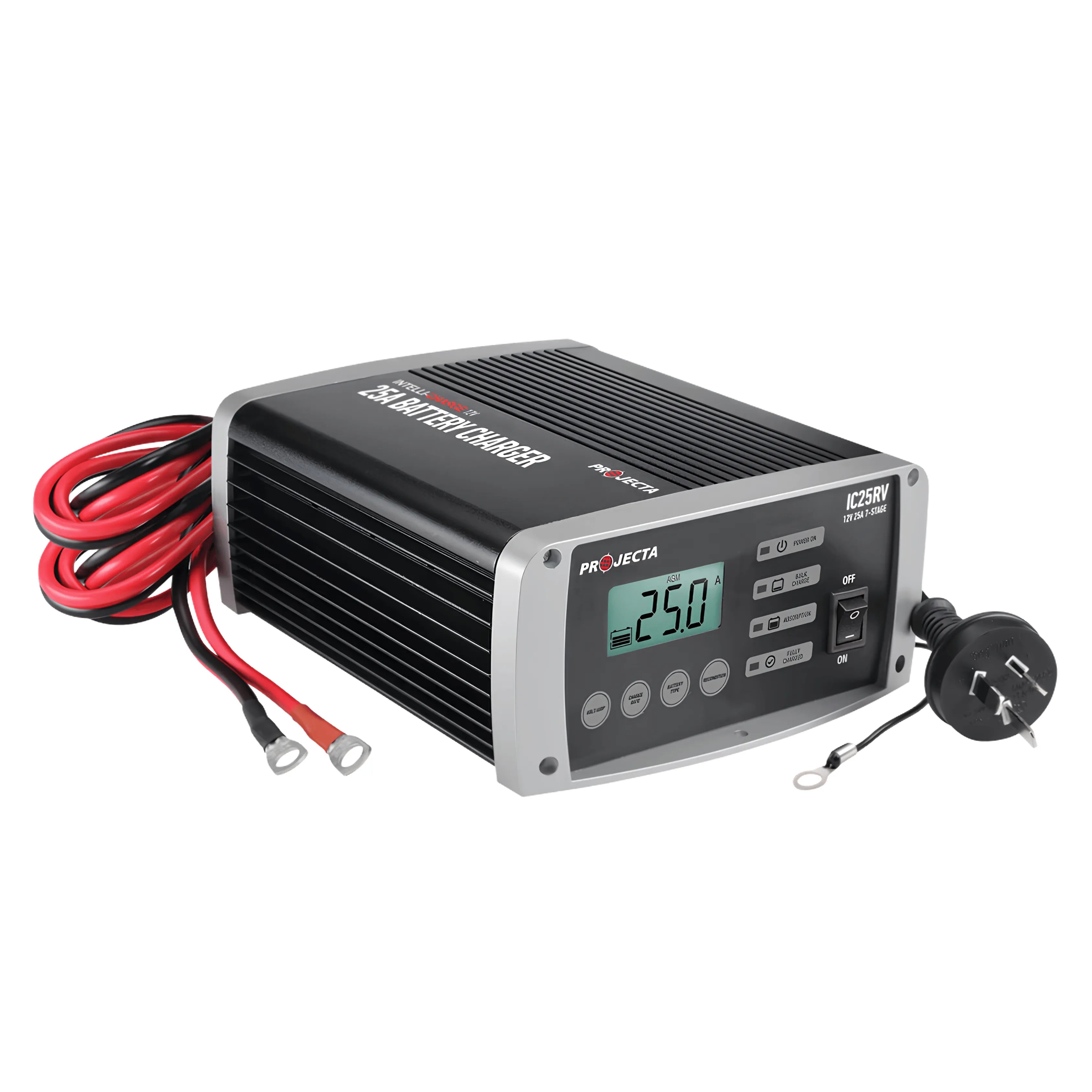 Projecta IC25RV Battery Charger 12V 25 Amp 7 Stage RV Multi Chem Lithium