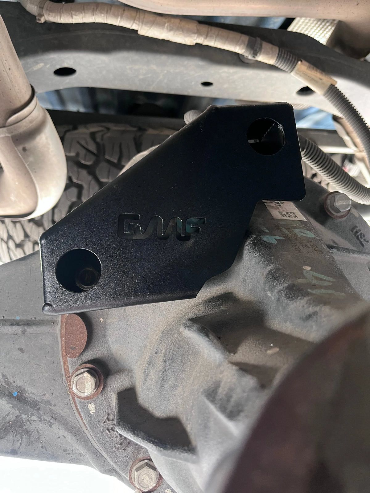 GMF4x4 DG-2007 BLK Ford Raptor Next Gen and RA Rear Differential E-Locker Guard Black