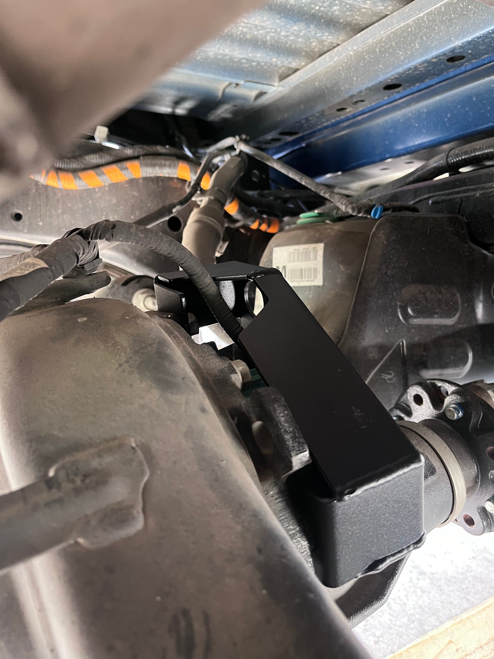 GMF4x4 DG-2007 BLK Ford Raptor Next Gen and RA Rear Differential E-Locker Guard Black