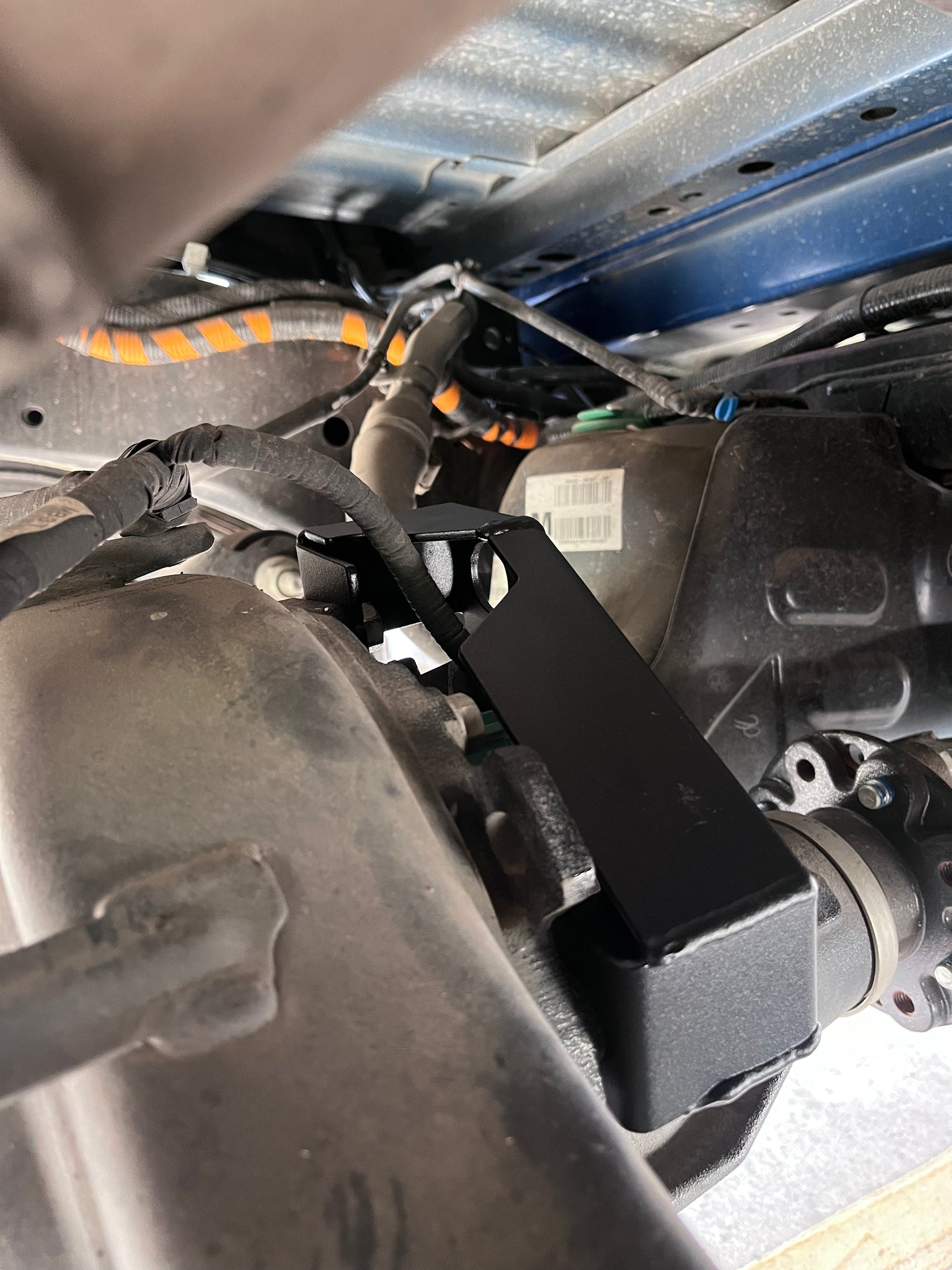 GMF4x4 DG-2007 BLK Ford Raptor Next Gen and RA Rear Differential E-Locker Guard Black