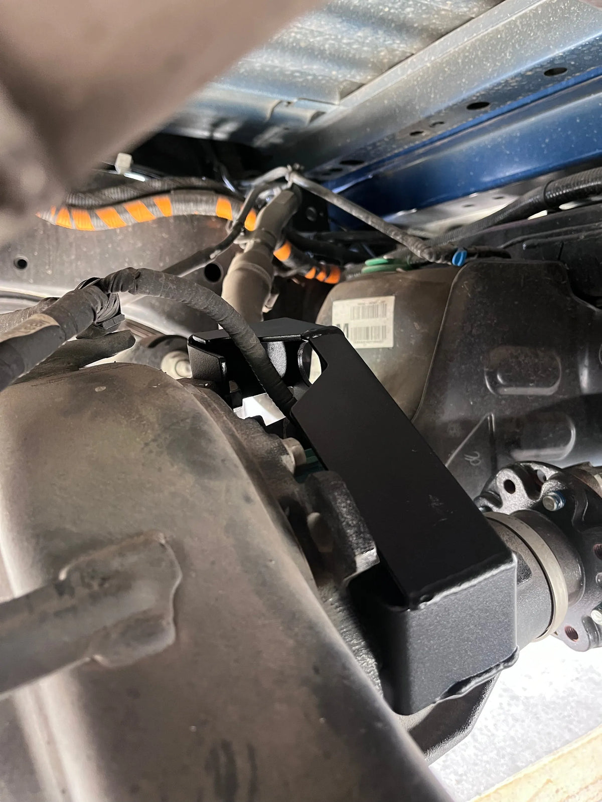 GMF4x4 DG-2007 BLK Ford Raptor Next Gen and RA Rear Differential E-Locker Guard Black