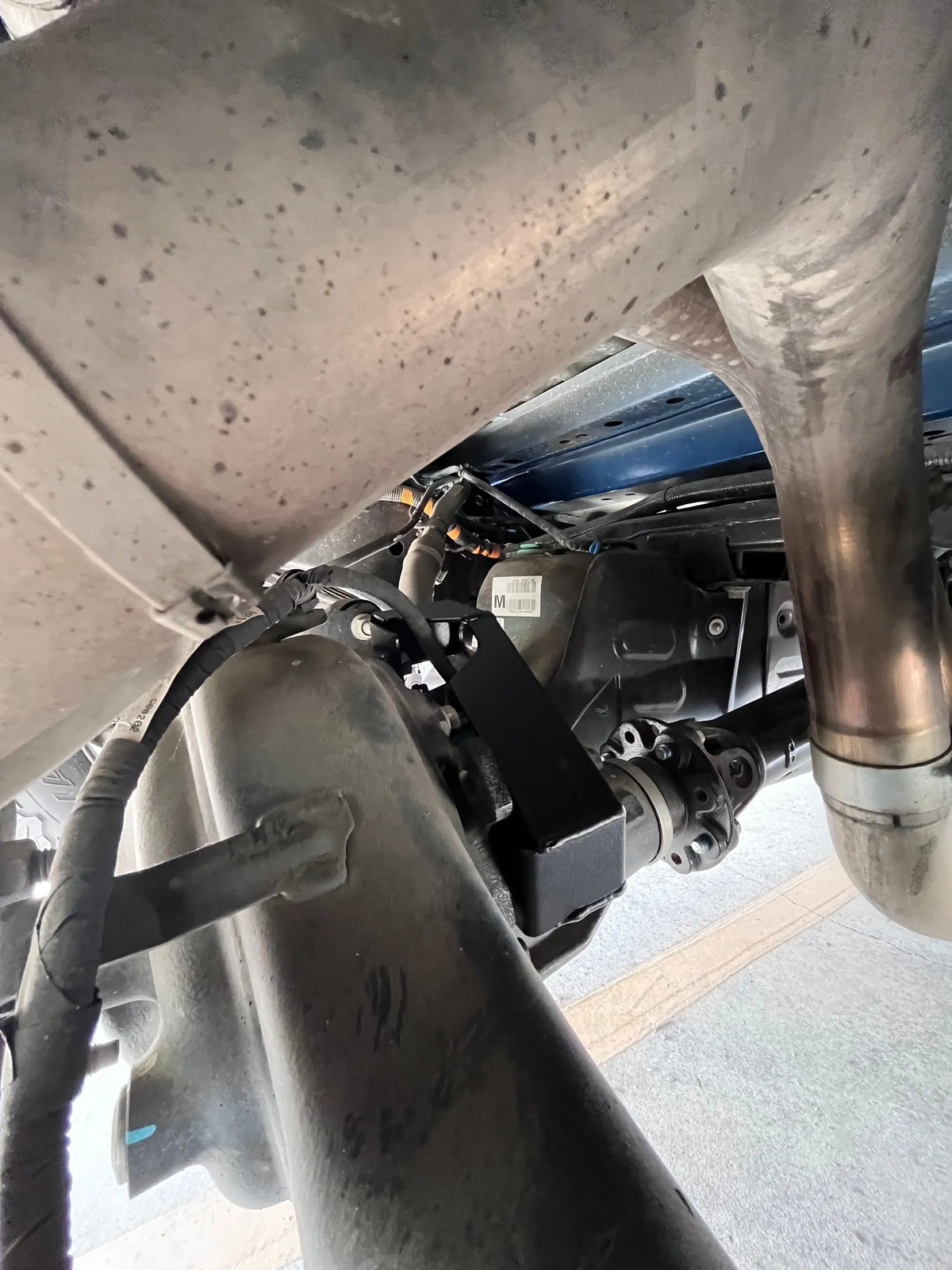 GMF4x4 DG-2007 BLK Ford Raptor Next Gen and RA Rear Differential E-Locker Guard Black