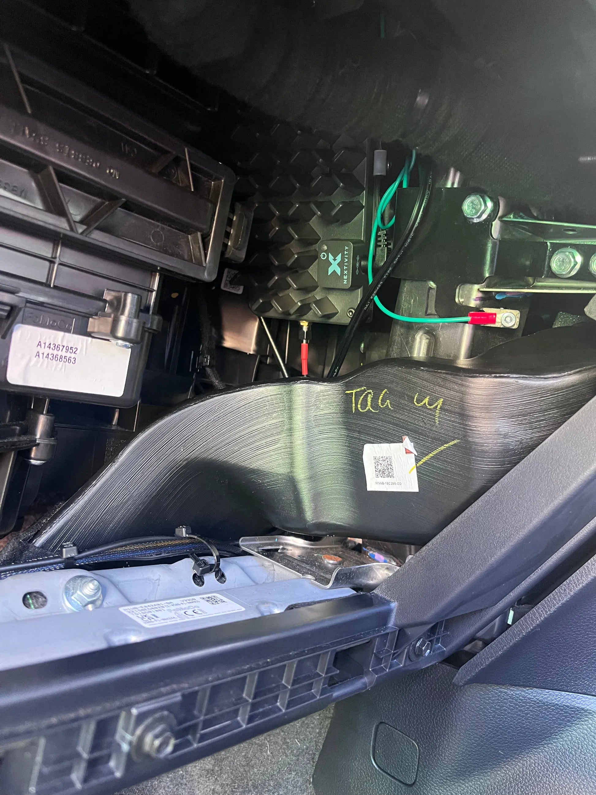 GMF4x4 183-RFI RFI Celfi R41 Module Bracket Behind Glovebox for Ford Ranger RA, Everest and Raptor 2022+