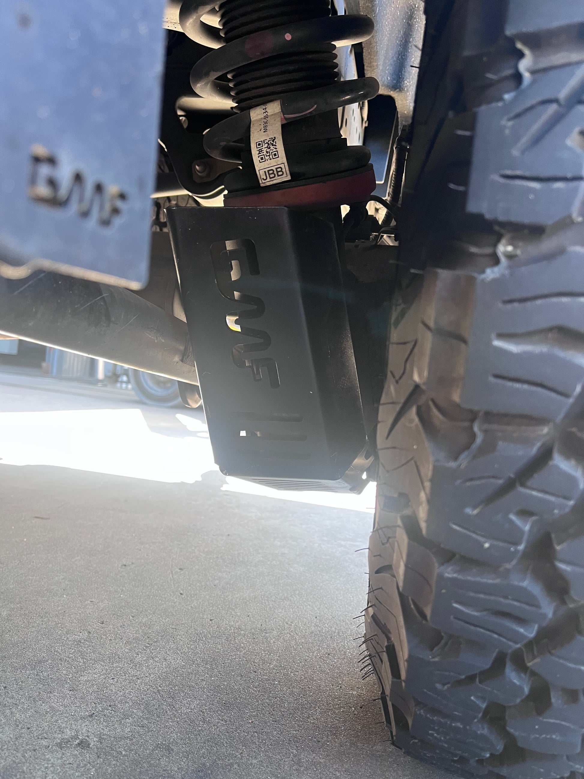 GMF4x4 SG-2004 Ford Ranger Raptor 2022+ Rear Shock Protection Guard Pair