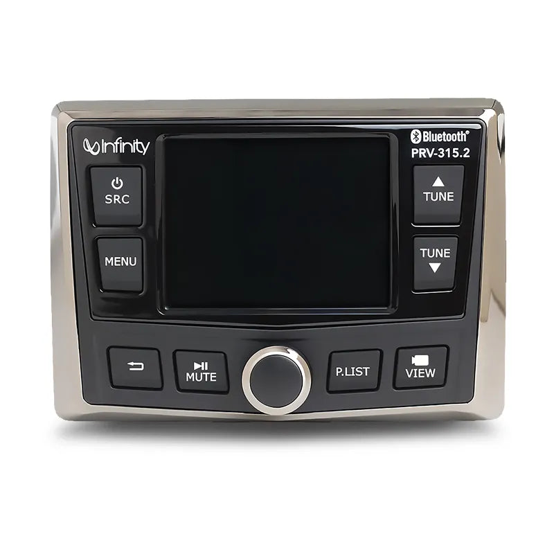 Infinity INF-PRV315 AM/FM/USB/Bluetooth Stereo Receiver with 3 1/2" hole cutout