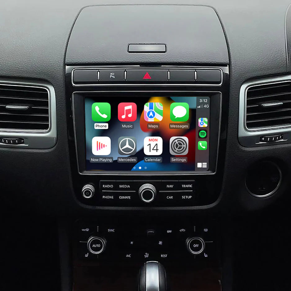 CAR AUDIO CONNECT INTEVWTOUAREGS APP Connect Interface Module For Volkswagen Touareg 2014-2018 With Silver Knob Systems