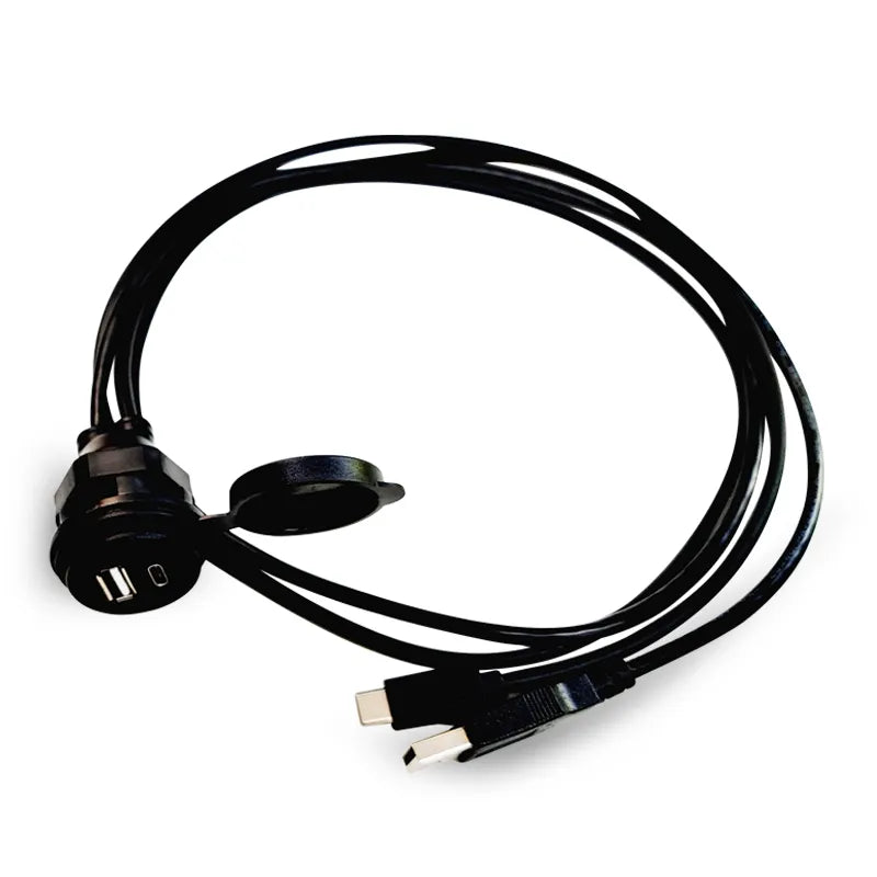 InstallPRO IPUSBC6 6ft USB + USB-C Flush Extension Kit