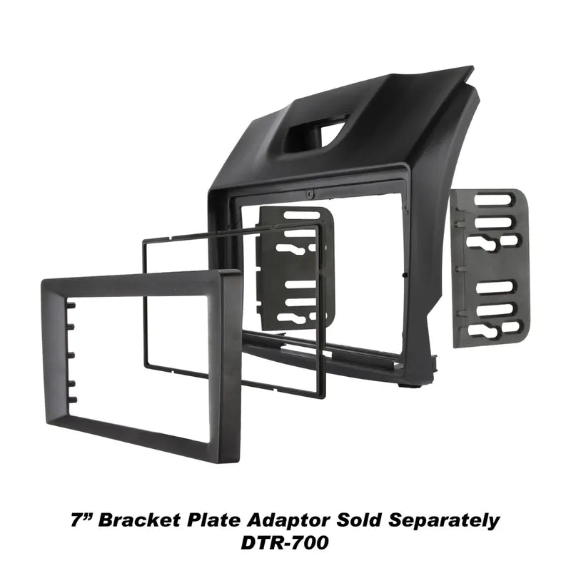 DNA Audio IS-K9306BC-9 9 Inch Fascia To Suit Holden Colorado & Isuzu D-MAX - Black - Professional Head Unit Upgrade