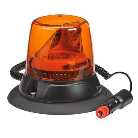 Narva 85668A 12/24V Amber LED Optimax Beacon - Magnetic Mount