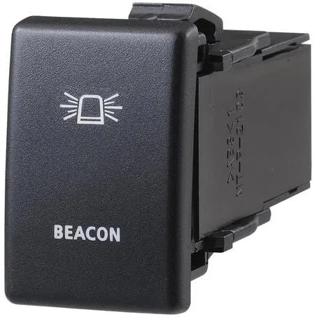 Narva 63346BL Holden Style Sealed Push Switch Off/On SPDT 12V Blue LED Illuminated Beacon Symbol (Contacts Rated 3A @ 12V)