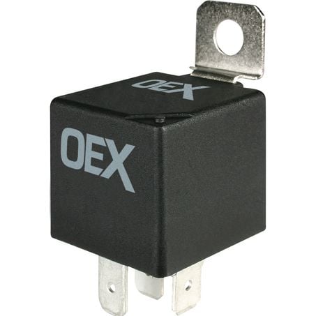 OEX ACX1940RB Mini Relay 12V Normally Open 40A - Resistor Protected - Pack of 20