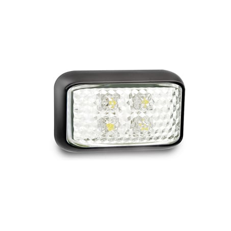 LED Autolamps 35WMB Technologies Front End LED White Lens Black Housing Cable