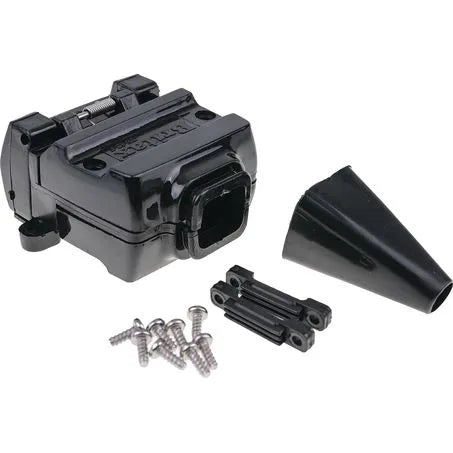 OEX ACX2811 Trailer Socket 12 Pin Flat - Plastic