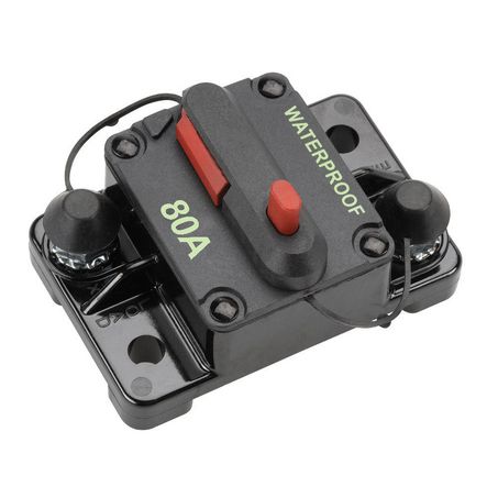 Narva 55962 80A Heavy Duty Manual Reset Circuit Breaker(Type III) - Box of 1