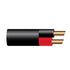 OEX ACX0811 6mm Twin Core Automotive Cable, Red/Black, With Black Sheath 30m Roll