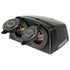 Narva 81160BL Heavy Duty Twin Surface Mount Accessory Sockets - Black