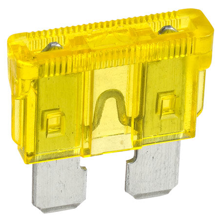 Narva 52820BL Standard Blade Fuse 20A Yellow 5 Pce