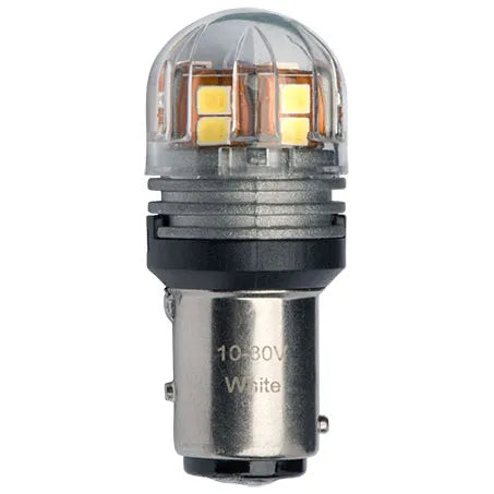 J.W. Speaker 990144 LED Bayonet Globe 12/24V 21/5W BA15d - 2 Pce