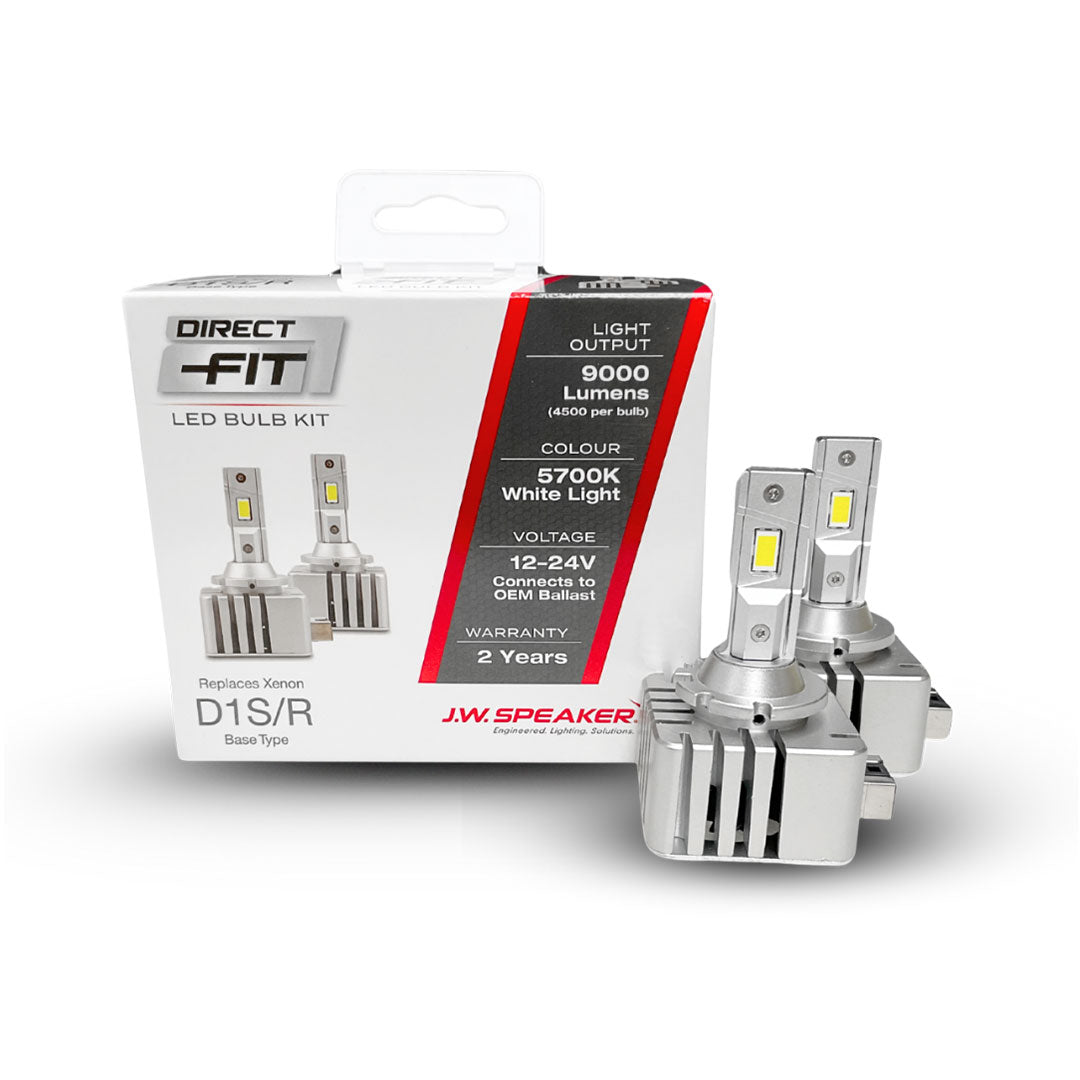 J.W. Speaker LED Headlight Kit | 5700K D1S/D1R 12/24V Replacement | 999000D1