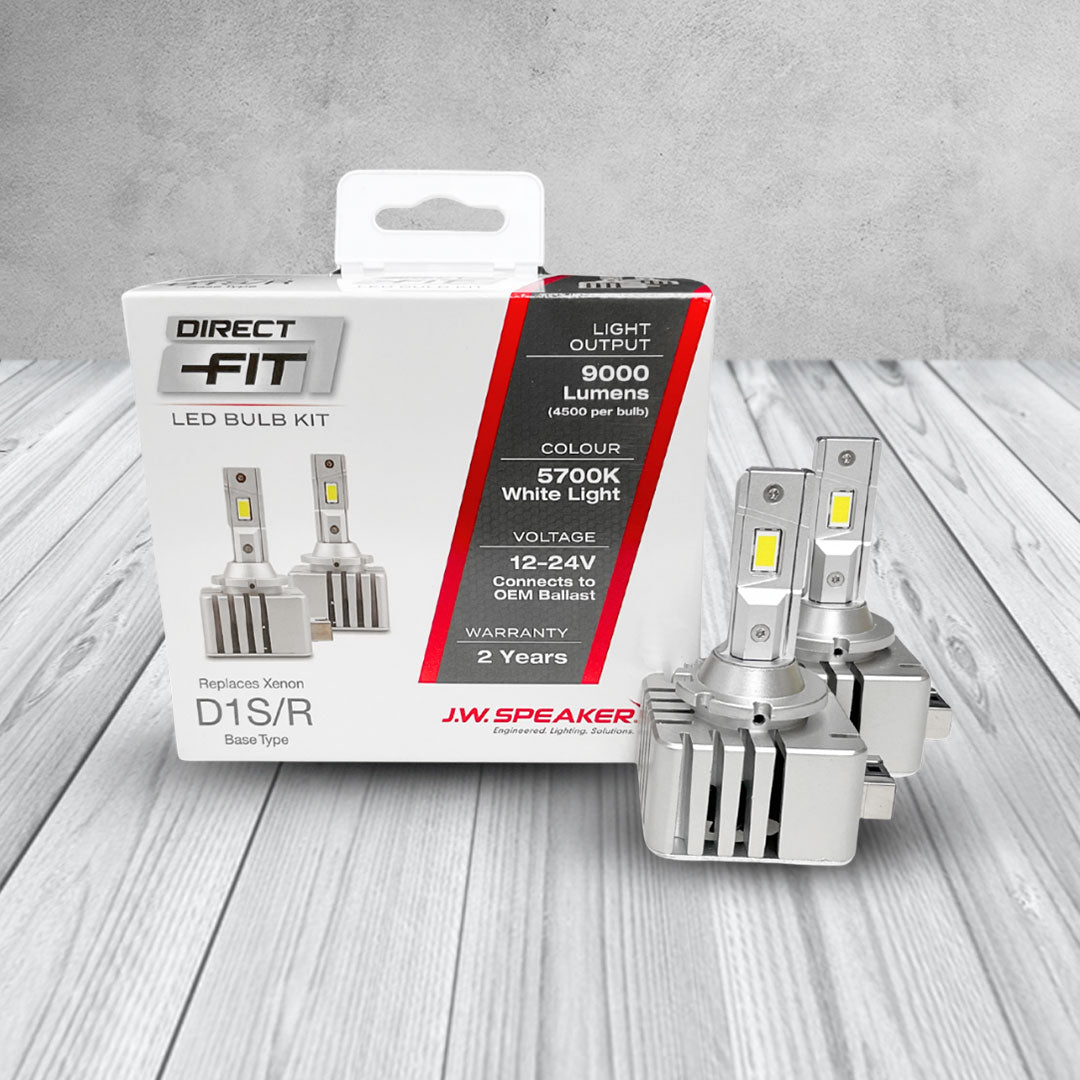 J.W. Speaker LED Headlight Kit | 5700K D1S/D1R 12/24V Replacement | 999000D1