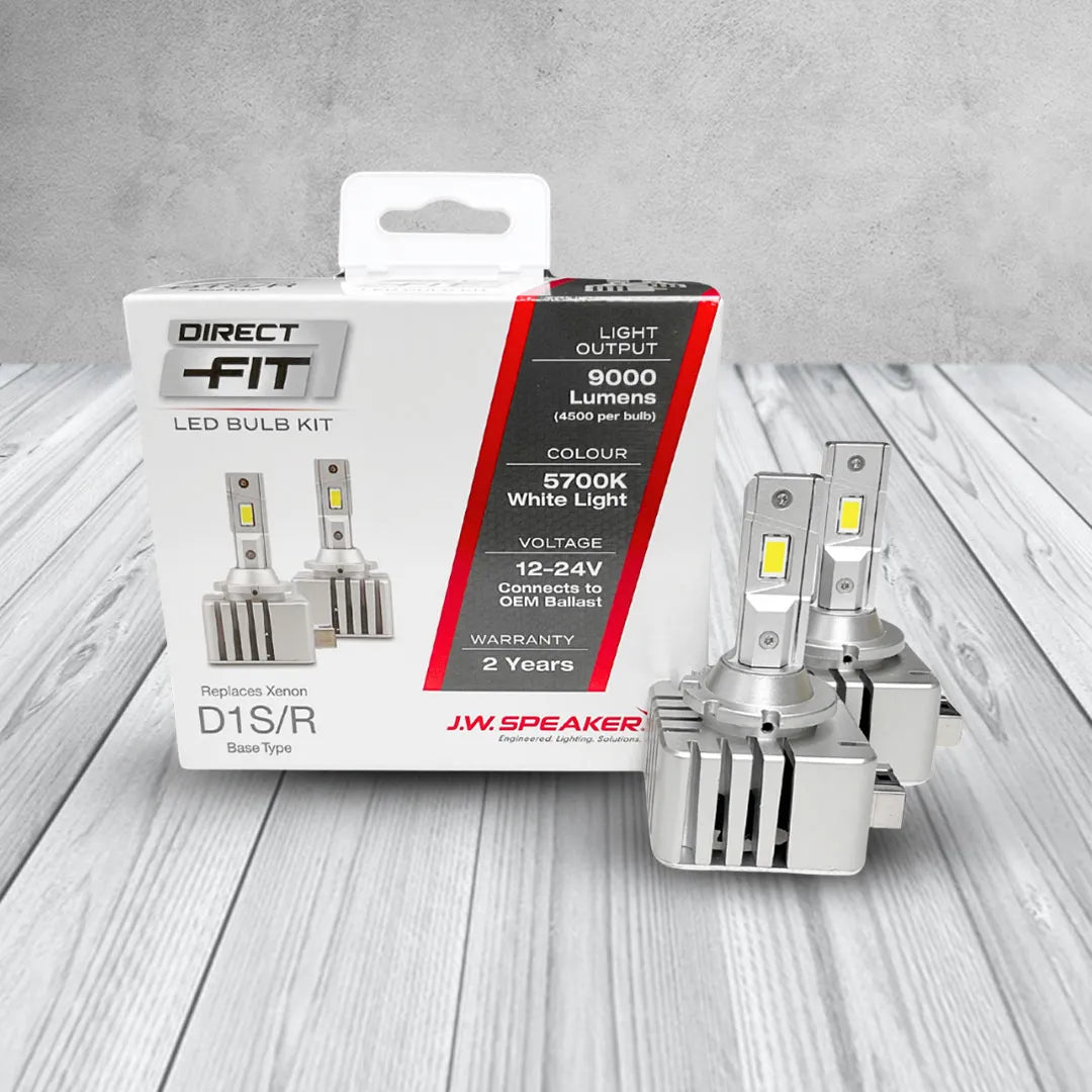 J.W. Speaker LED Headlight Kit | 5700K D1S/D1R 12/24V Replacement | 999000D1