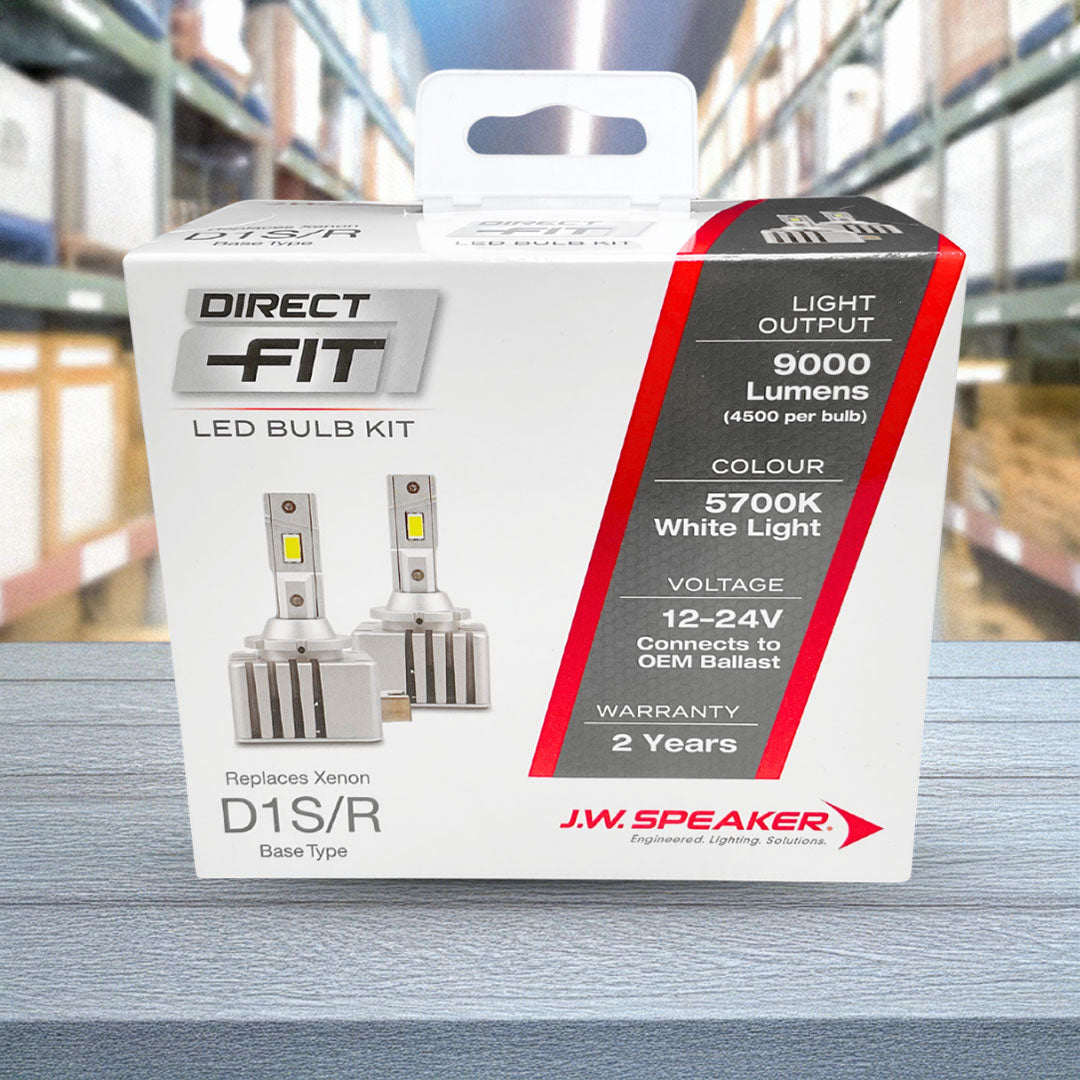 J.W. Speaker LED Headlight Kit | 5700K D1S/D1R 12/24V Replacement | 999000D1