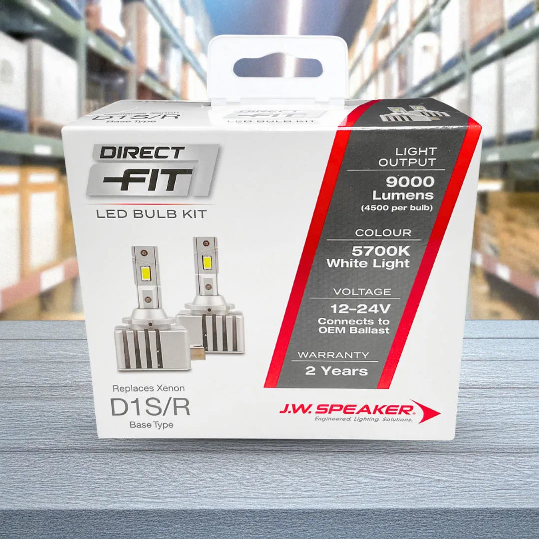J.W. Speaker LED Headlight Kit | 5700K D1S/D1R 12/24V Replacement | 999000D1