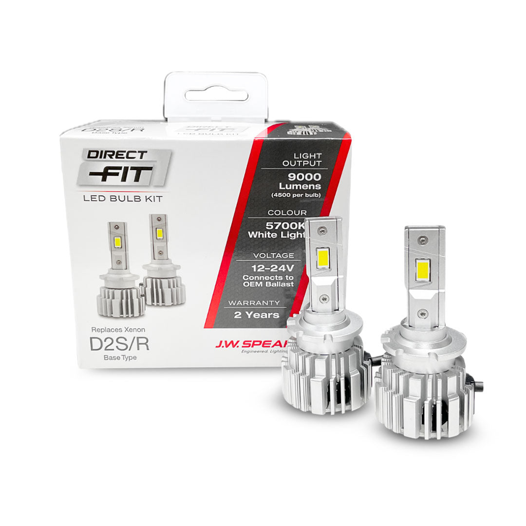 J.W. Speaker LED Headlight Kit | 5700K D2S/D2R 12/24V Replacement | 999000D2