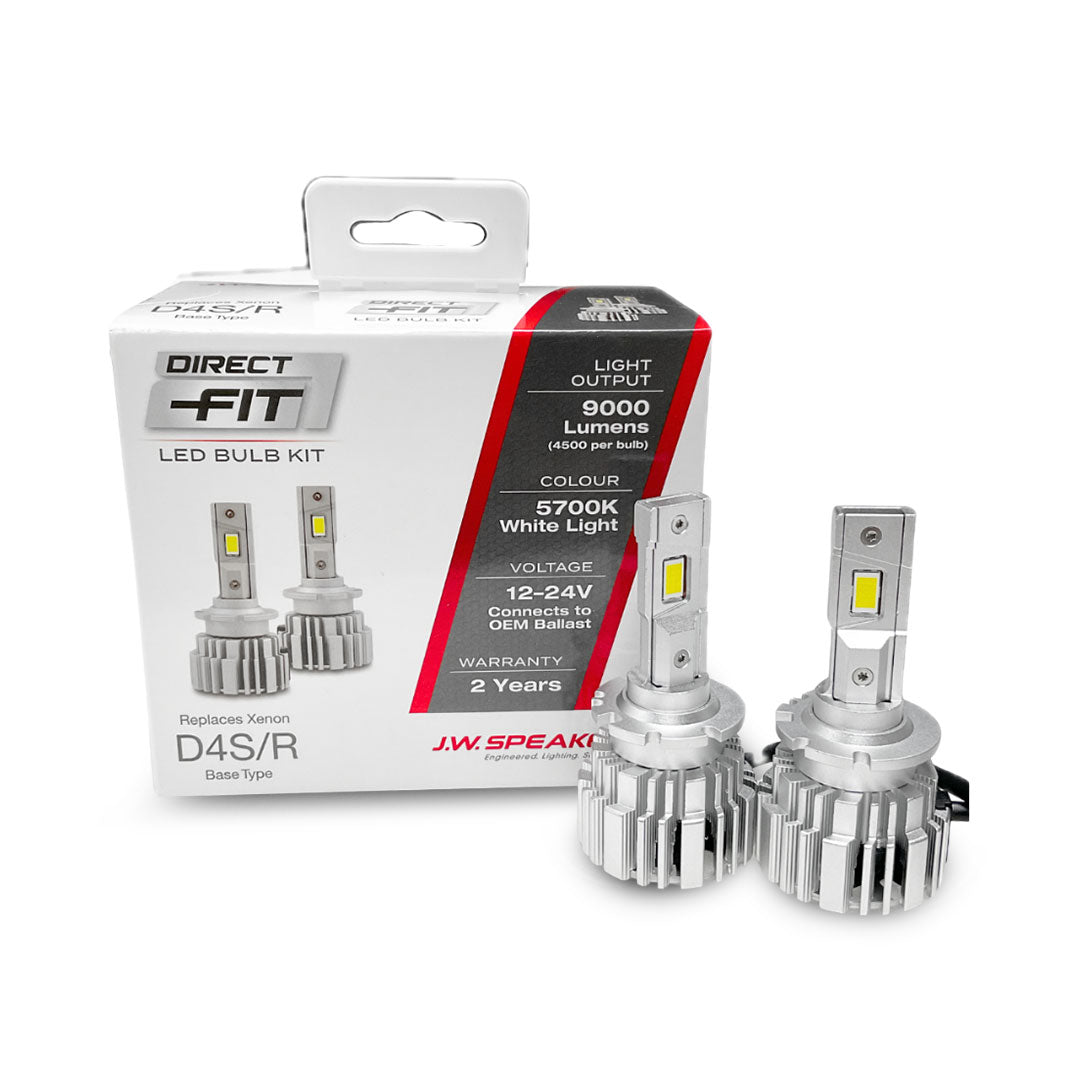 J.W. Speaker LED Headlight Kit | 5700K D4S D4R 12/24V Replacement | 999000D4