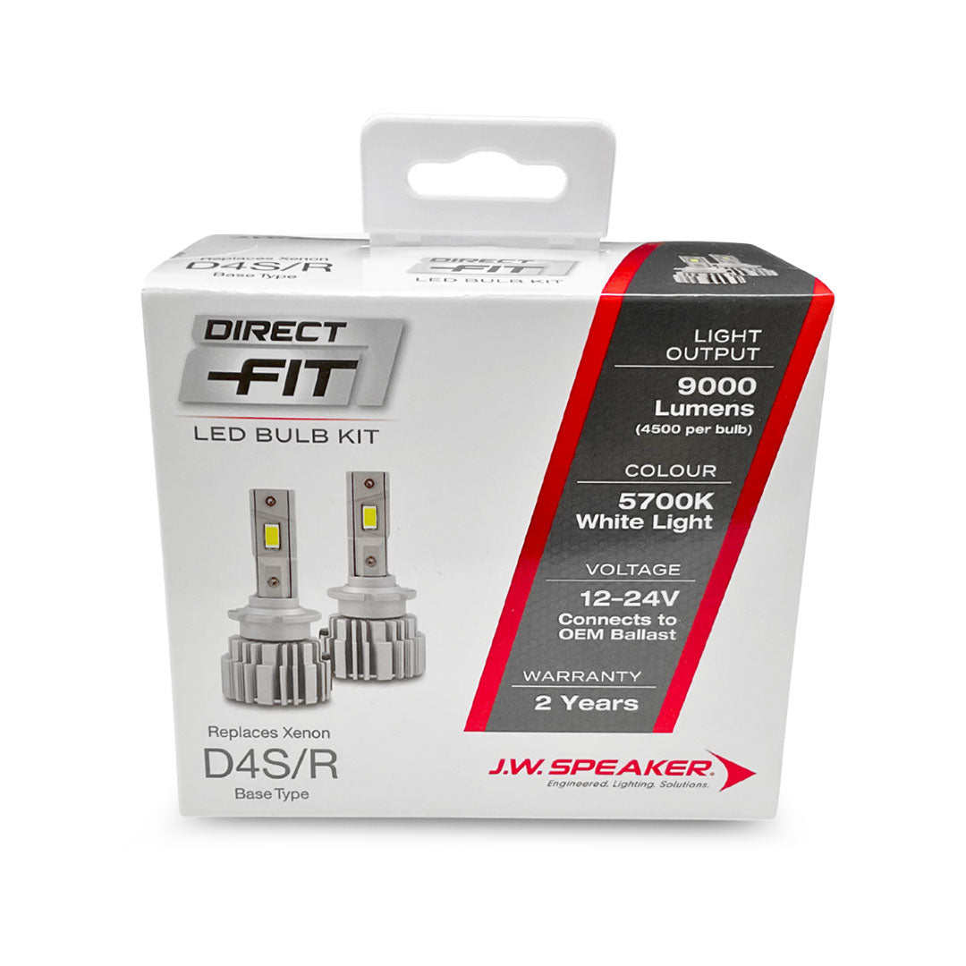 J.W. Speaker LED Headlight Kit | 5700K D4S D4R 12/24V Replacement | 999000D4