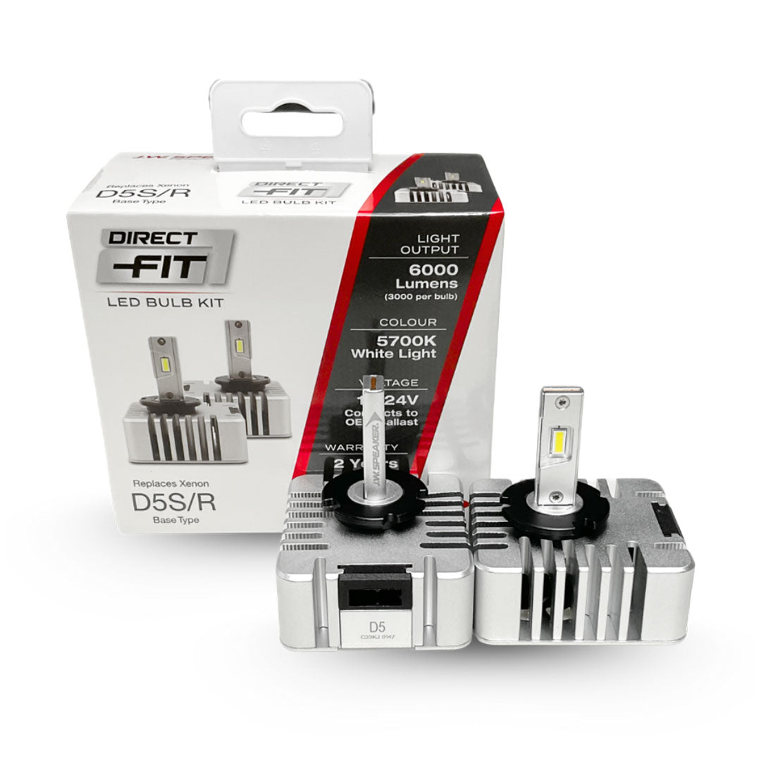J.W. Speaker LED Headlight Kit | 5700K D5S D5R 12/24V Replacement | 999000D5