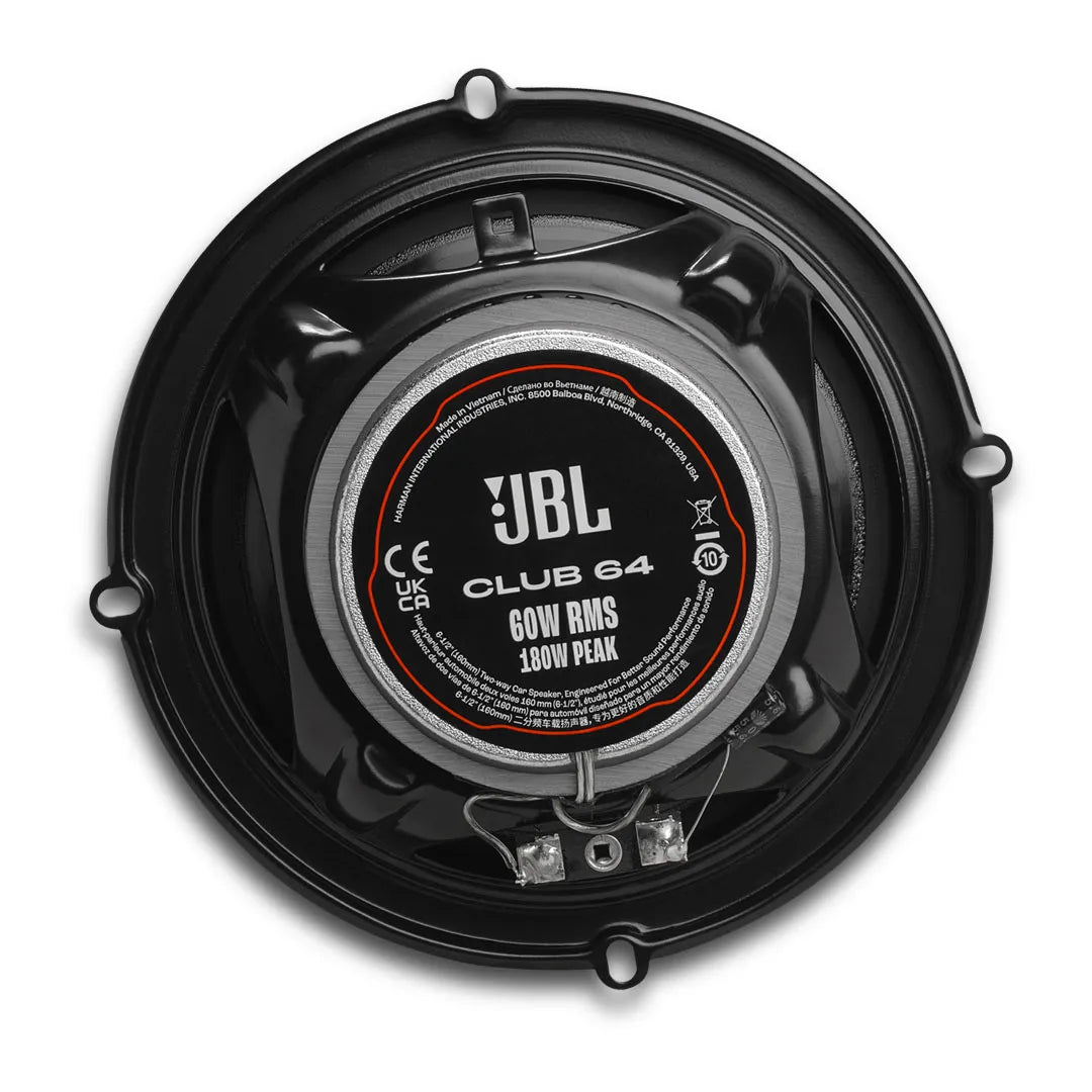 JBL Club 64 | 6.5" 180W Two-Way Coaxial Car Speaker (Pair) | JBLSPKCB64