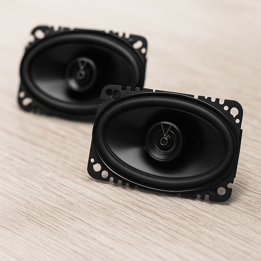 JBL Club 644F | 4x6 Inch 120W 2-Way Coaxial Speaker - No Grille (Pair)