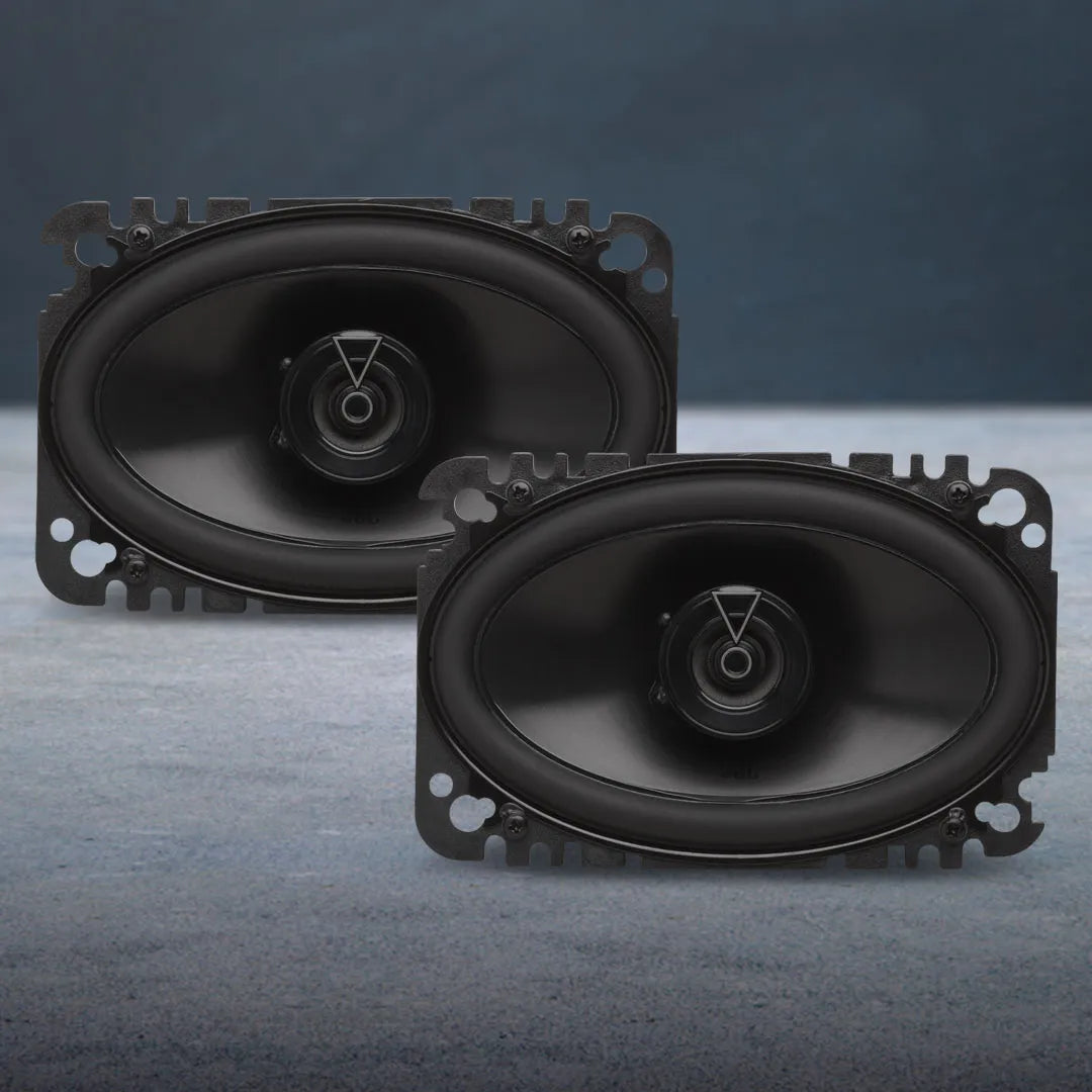 JBL Club 644F | 4x6 Inch 120W 2-Way Coaxial Speaker - No Grille (Pair)