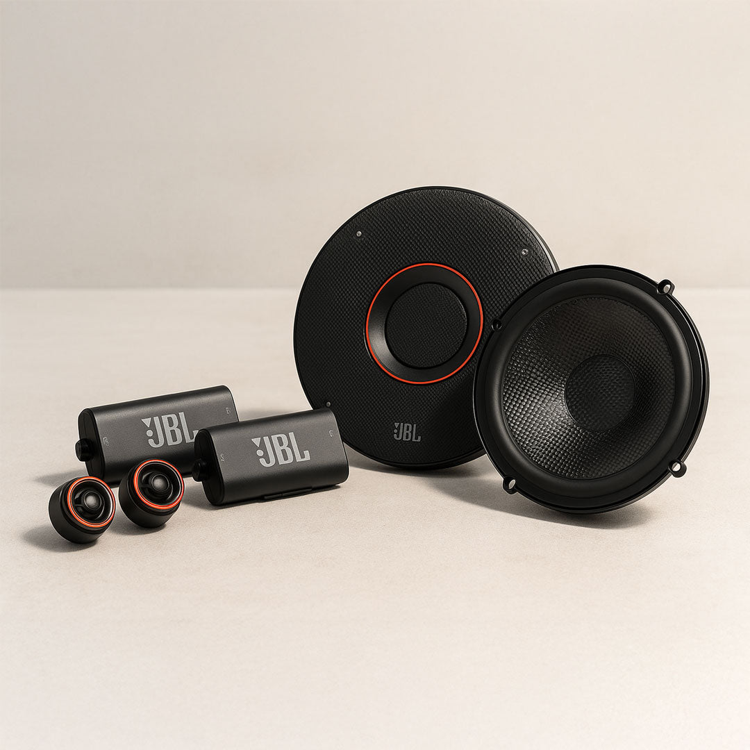 JBL Club 64CSQ | 6.5 Inch 285W 2-Way Component Speaker - with Grille (Pair)