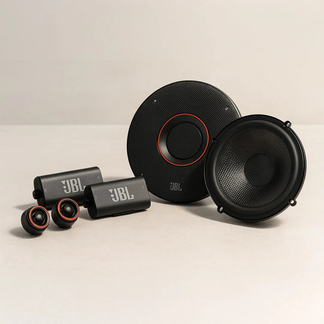 JBL Club 64CSQ | 6.5 Inch 285W 2-Way Component Speaker - with Grille (Pair)