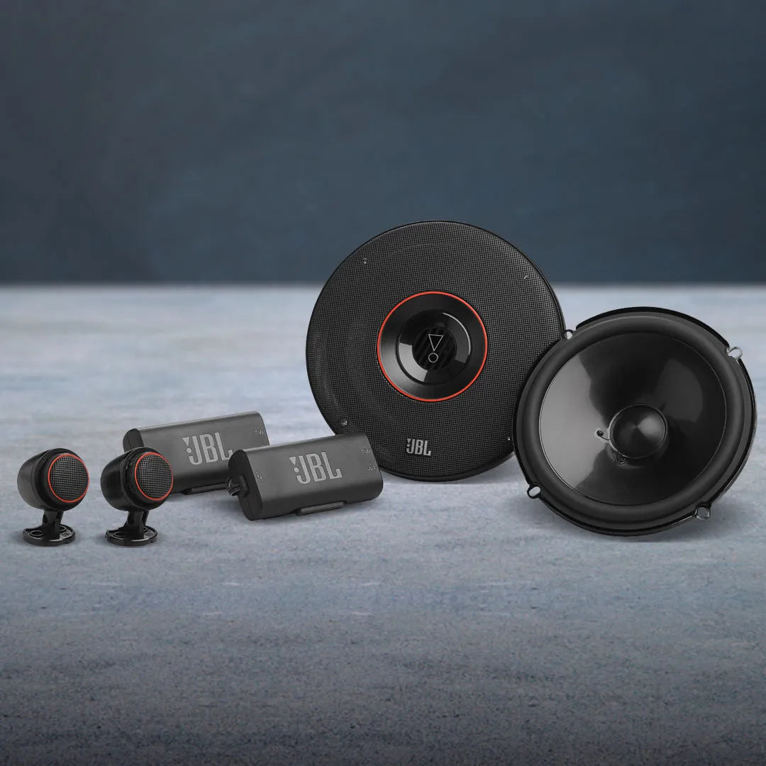 JBL Club 64CTP | 6.5 Inch 210W 2-Way Component Speaker - with Grille & Pod (Pair)