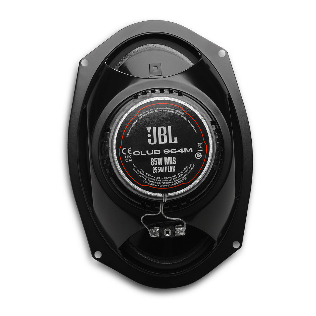 JBL Club 964M | 6"x9" 255W Three-Way Coaxial Car Speaker (Pair) | JBLSPKCB964M