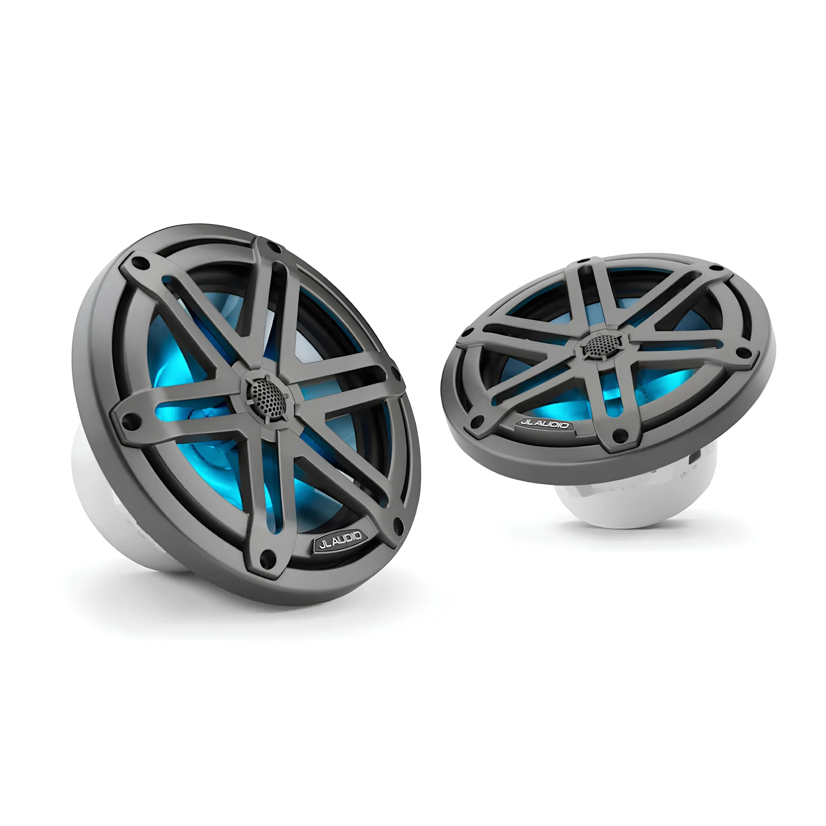 JL Audio JLA-010-03067-00 M3 7.7" Marine Speakers - Grey Sport Grille with LED