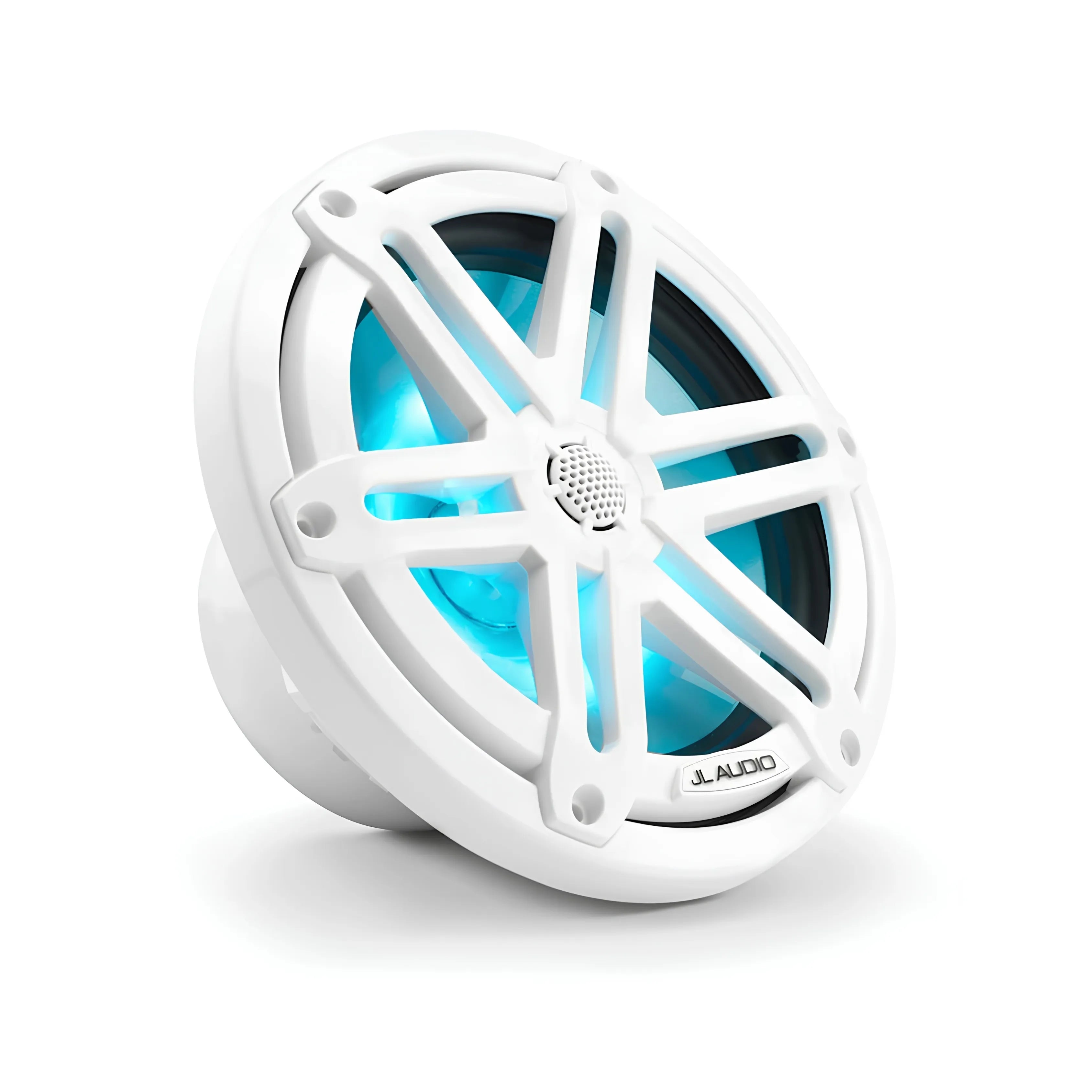 JL Audio JLA-010-03069-00 M3 7.7" Marine Speakers - White Sport Grille with LED
