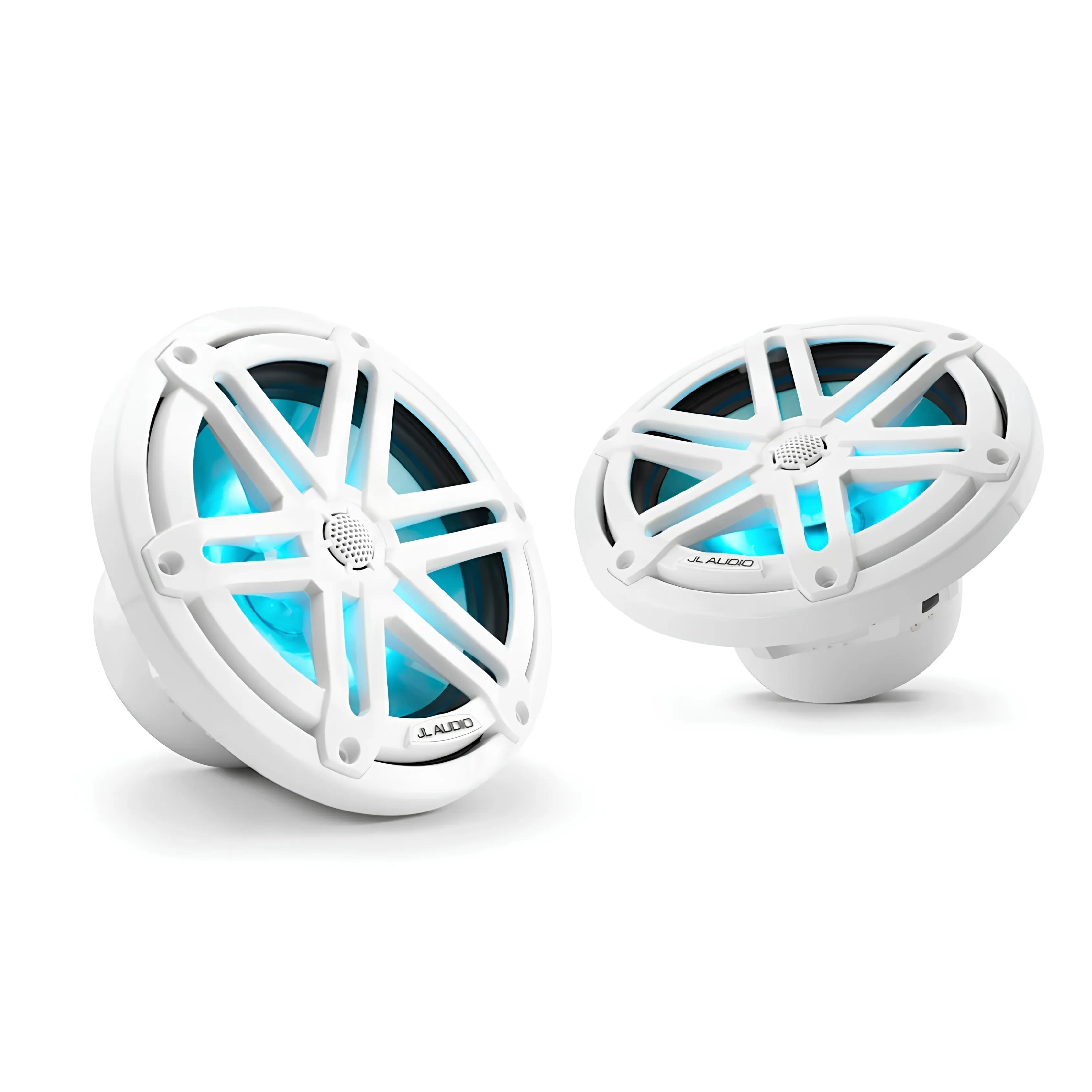 JL Audio JLA-010-03069-00 M3 7.7" Marine Speakers - White Sport Grille with LED